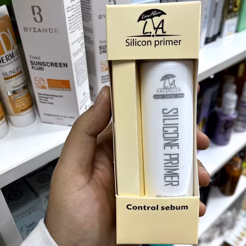 پرایمر سیلیکونی مات کننده قوی آرایش ال ای L.A Silicon Primer Control Sebum | amazonchi