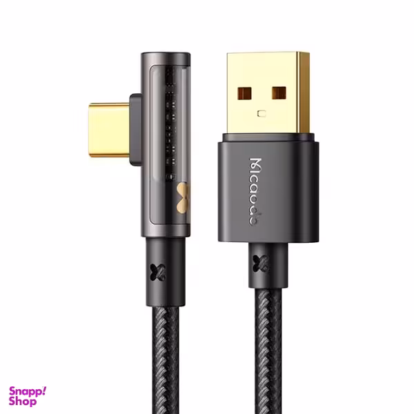 کابل تبدیل USB به USB-C مک دودو مدل CA-3381 90Transparent طول 1.8 متر