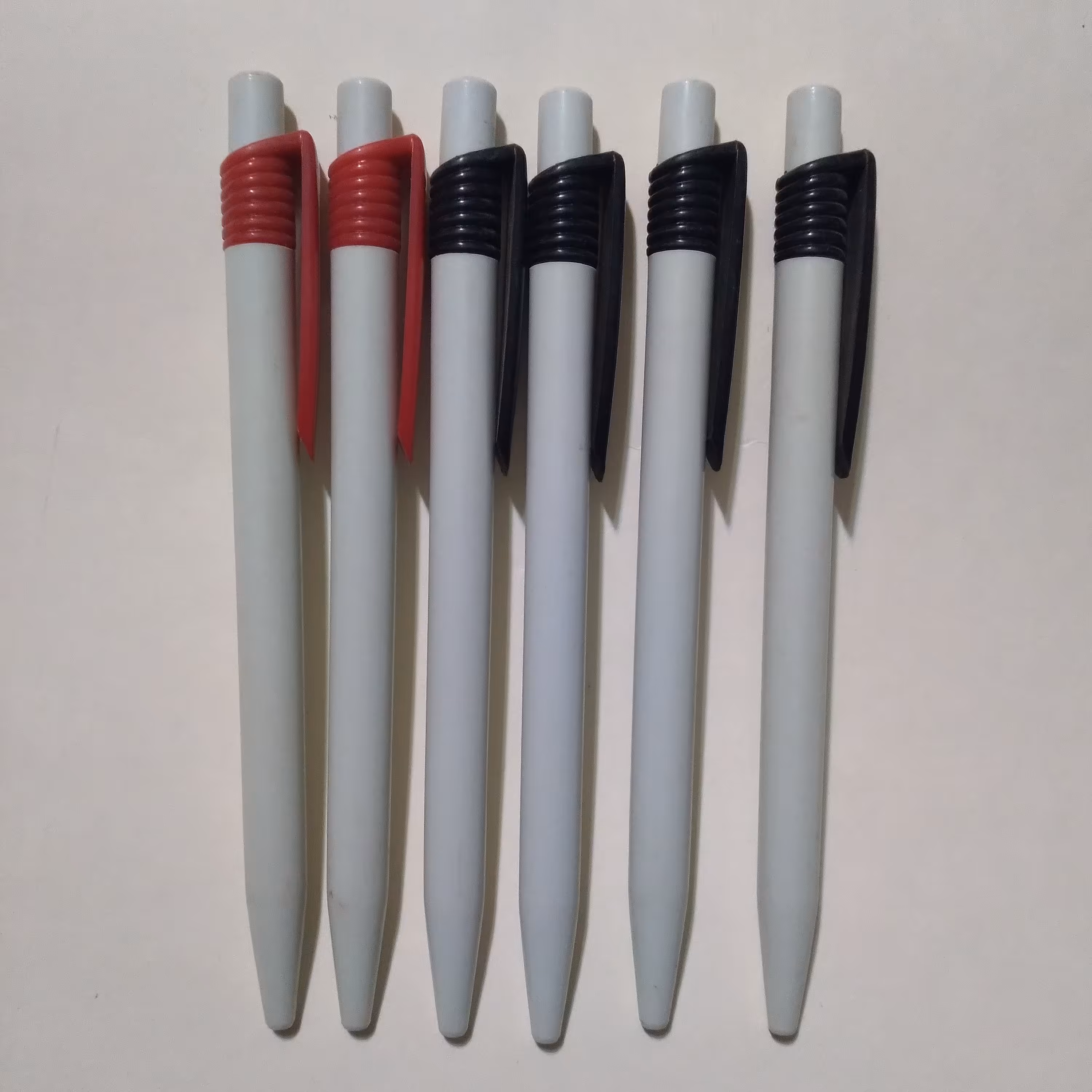 خودکار آبی فشاری تبلیغاتی، بسته 6 تایی