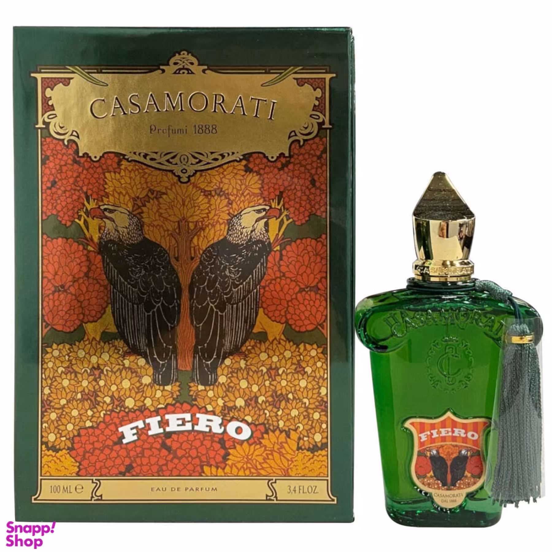 ادوپرفیوم مردانه طرح زرژوف کاساموراتی مدل Fiero