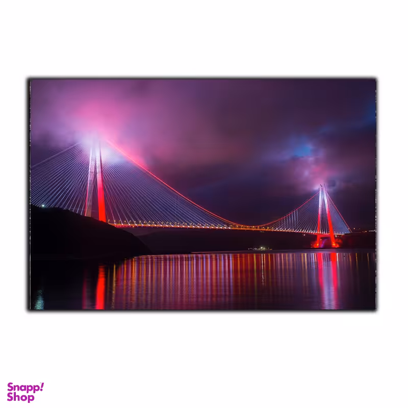 تابلو شاسی بکلیت طرح منظره شهری و پل کابلی مدل SH-S2832