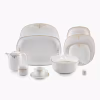 سرویس غذاخوری مونت کارلو طلایی 98 پارچه چینی زرین