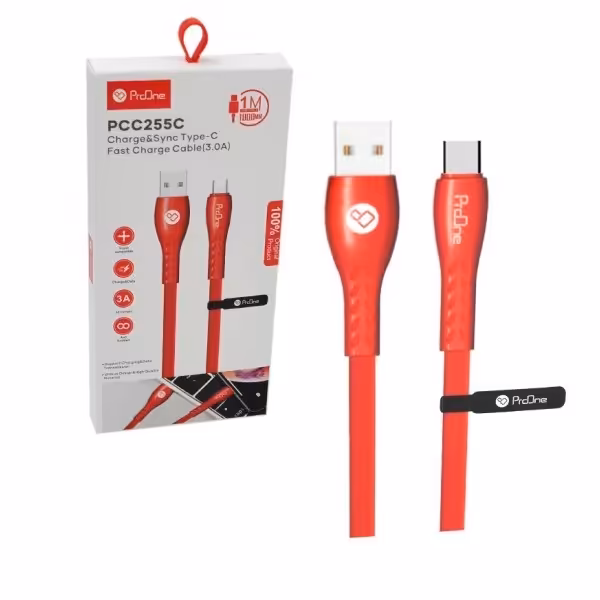 کابل شارژ تایپ سی پرووان مدل PCC255C