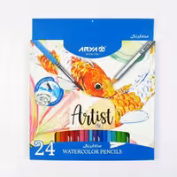 مداد آبرنگی 24 رنگ آرتیست آریا 