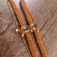 دستبند اسپورت مکرومه 