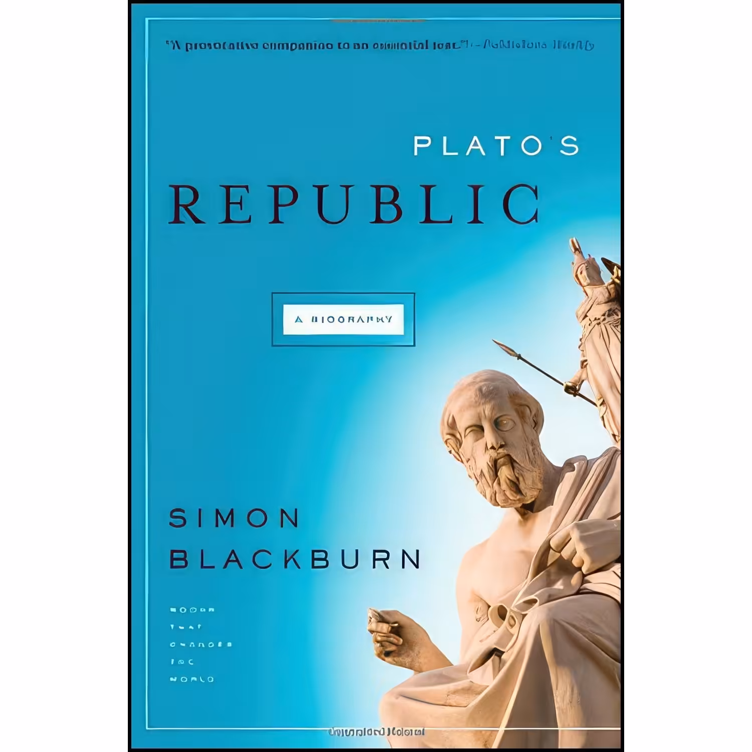 کتاب زبان اصلی Platos  Republic   اثر Simon Blackburn انتشارات Atlantic