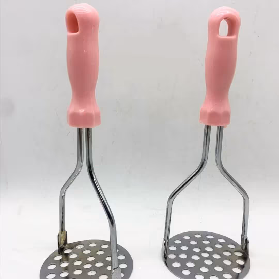 پوره  کن  دستی  در رنگهای  طوسی  و صورتی 