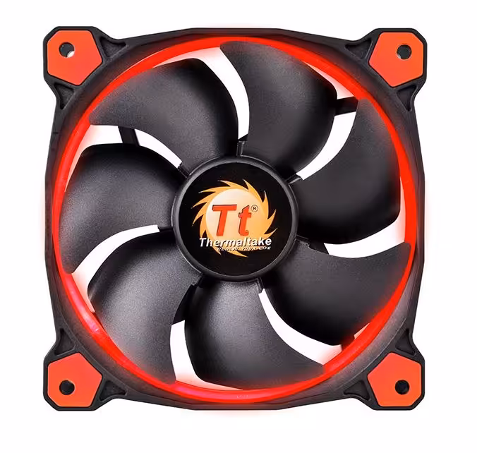 فن کیس ترمالتیک مدل رینگ 12 ال ای دی قرمز