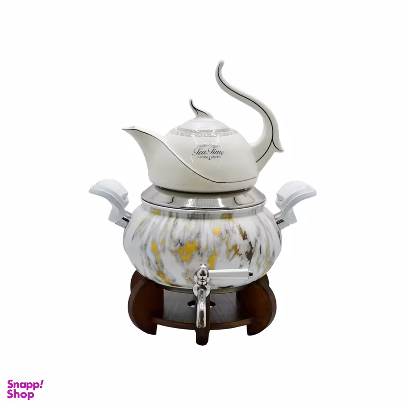 ست کتری و قوری کروپ ست کد 601ms به همراه وارمر