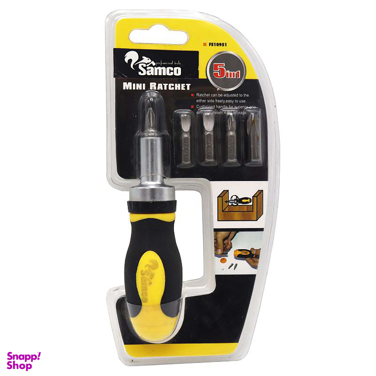 پیچ گوشتی جغجغهای سامکو (Samco) مدل YP-UN-06 مجموعه 6 عددی