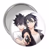 آینه جیبی خندالو مدل ریونوسکه شینپی انیمه سامر تایم رندرینگ SUMMER TIME RENDERING کد 22300