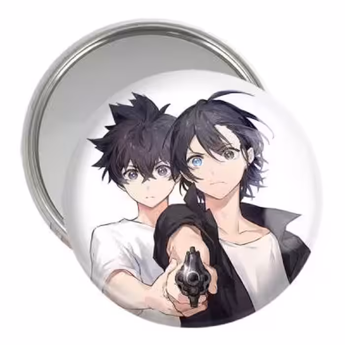 آینه جیبی خندالو مدل ریونوسکه شینپی انیمه سامر تایم رندرینگ SUMMER TIME RENDERING کد 22300