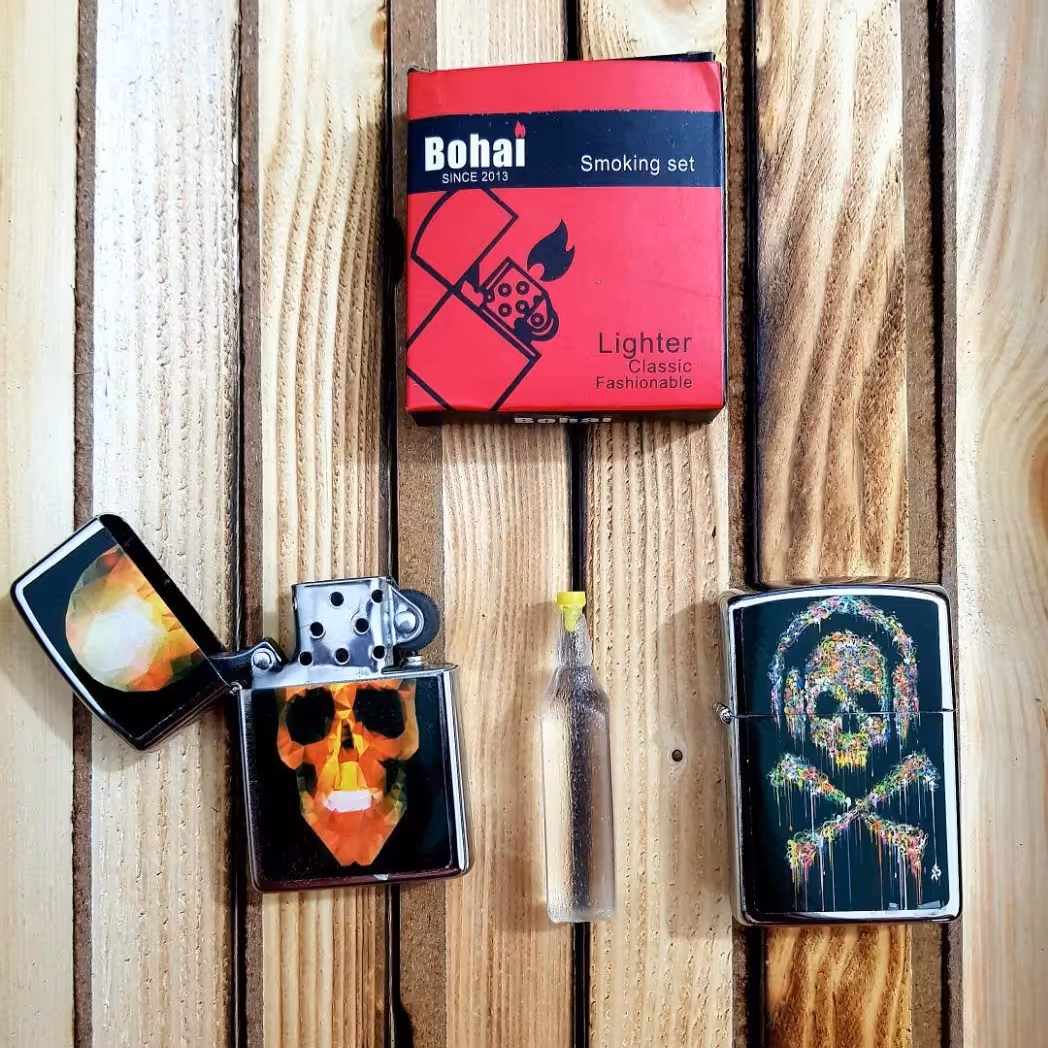 فندک بنزینی طرح زیپو