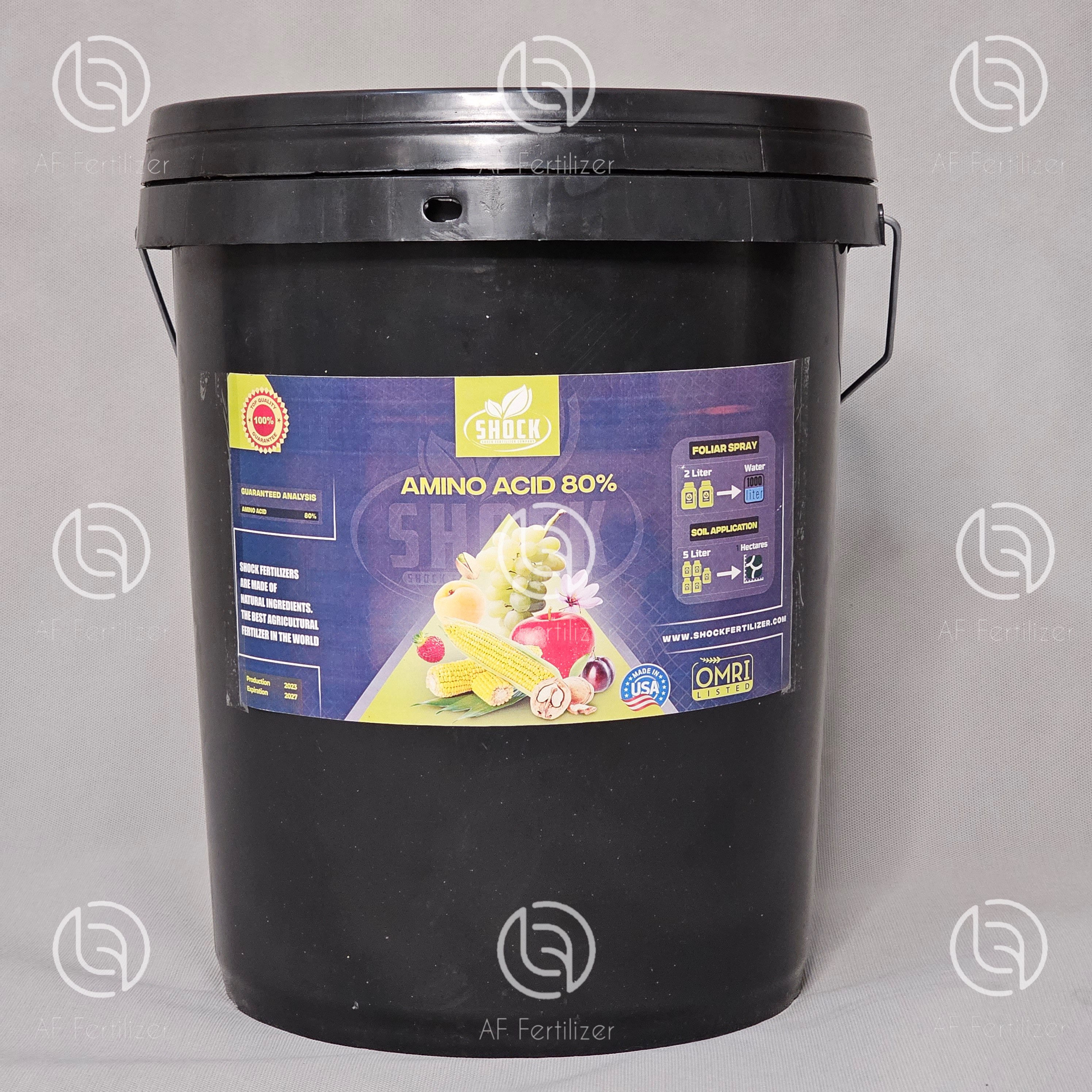 کود آمینواسید شوک 80درصد اصل آمریکایی (کود ضد سرمازدگی)