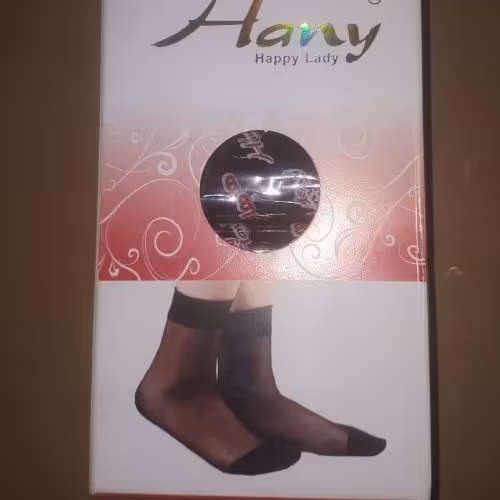 جوراب دو ربع ساده 1.20 هانی جعبه 6 عددی 