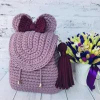 کوله دخترانه تریکو در رنگ های مختلف 