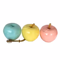 ظرف عسل بارال  به همراه قاشق و درب مدل سیب 