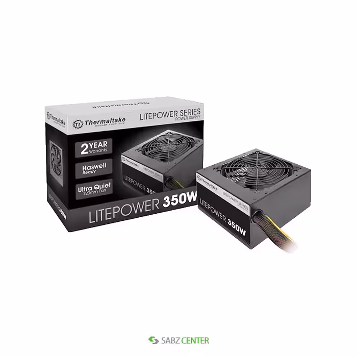 منبع تغذيه کامپيوتر ترمالتيک مدل Litepower 350W