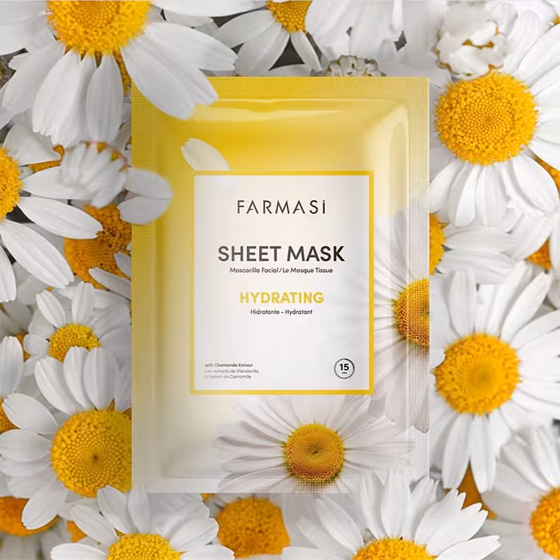 ماسک ورقه ای گل بابونه فارماسی FARMASI | فروشگاه ارس ترک