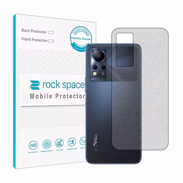گلس محافظ پشت گوشی اینفینیکس Note 12 مدل نانو هیدروژل مات برند راک اسپیس کد 21140S