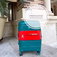 سایز متوسط 24 اینچ سبز آبی برند مونزا با زیپ افزایشی