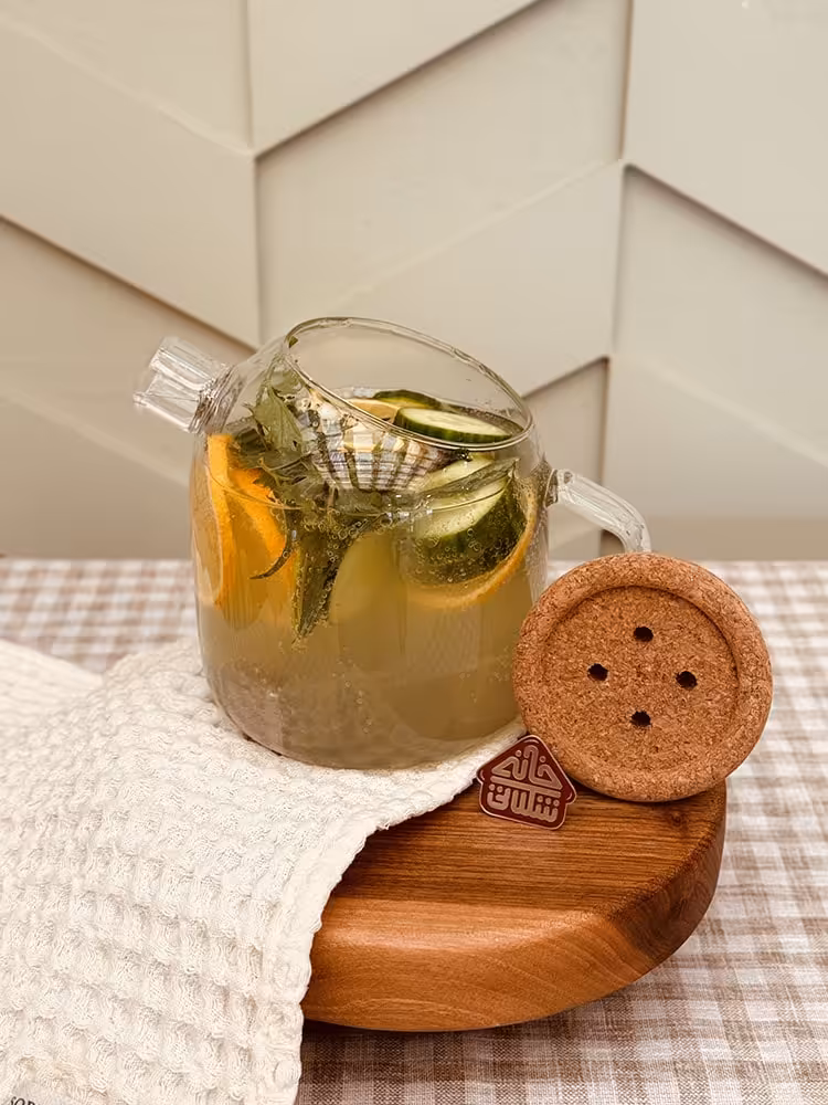 قوری شعله مستقیم دکمه ای 800 میل کد001577