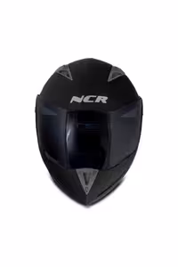 کلاه کاسکت موتورسیکلت مشکی Jaw گواهی Ece Matt Helmet Vizor را باز کرد ان سی آر NCR