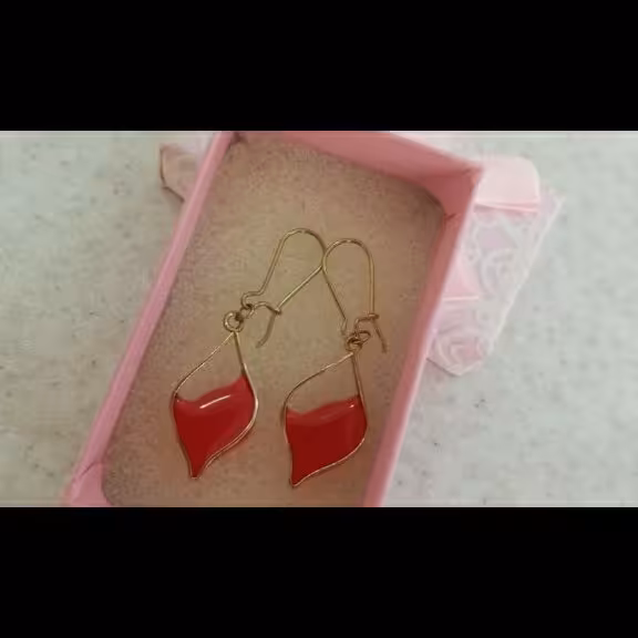 گوشواره رزینی دستساز