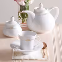 سرویس چینی زرین طرح پرنسس 108 پارچه