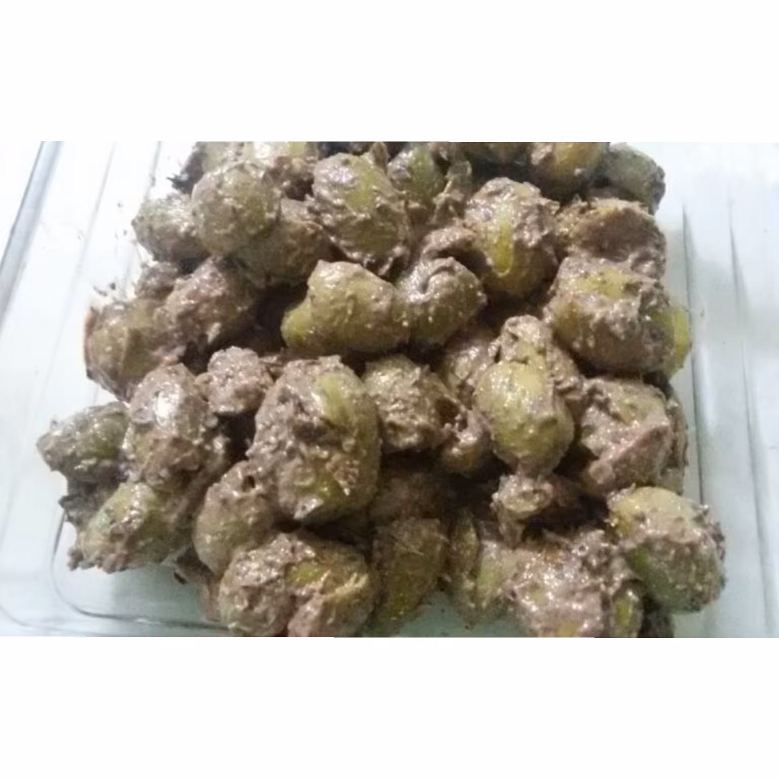 زیتون پرورده گردویی بدون هسته1000گرمی