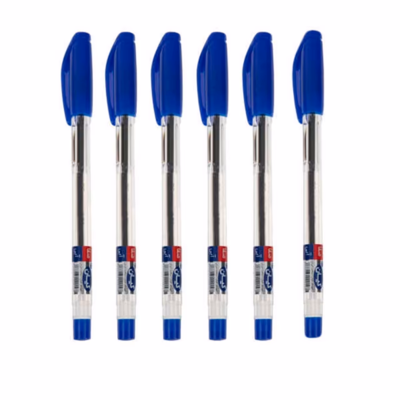 خودکار کیان بسته 6 عددی (رنگ آبی)