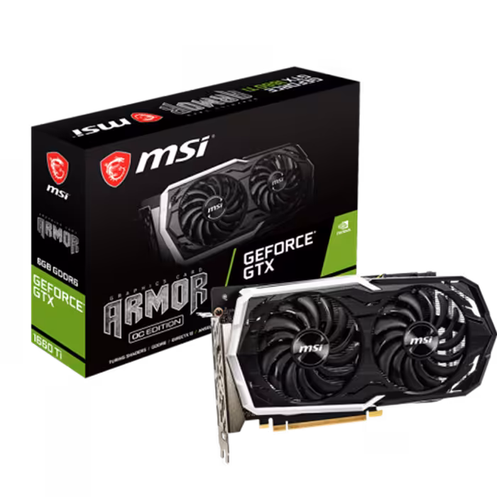کارت گرافیک ام اس آی مدل  GeForce GTX 1660ti  ARMOR 6G OC Graphics Card