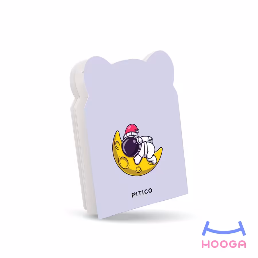 دفترچه یادداشت پاسپورتی طرح فضانورد و ماه