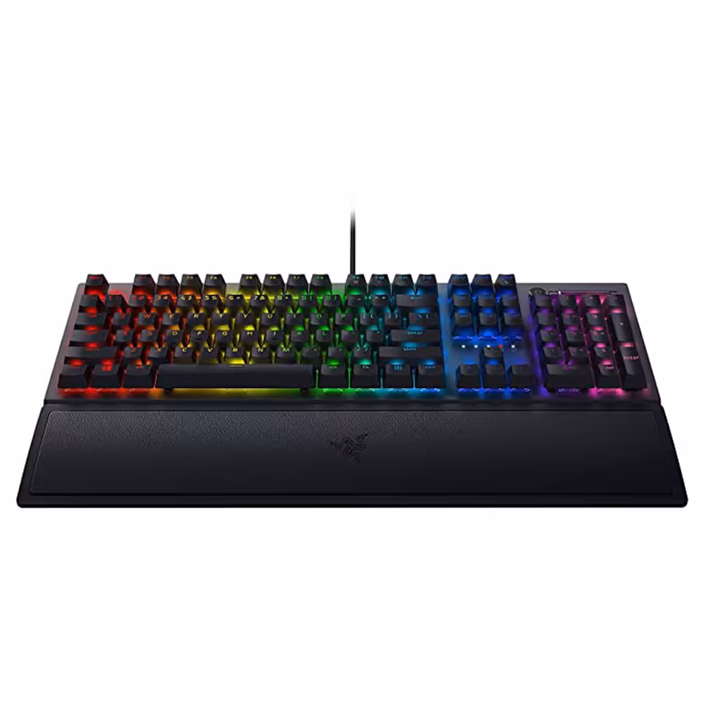 کیبورد گیمینگ ریزر مدل Razer BlackWidow V3 Mechanical Green Switch