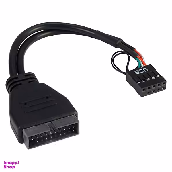 کابل تبدیل USB 2.0 به USB 3.0 مدل 9 به 19 پین Ayr41