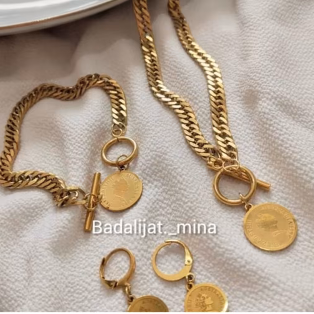 ست کارتیر دوبل و  سکه الیزابت 