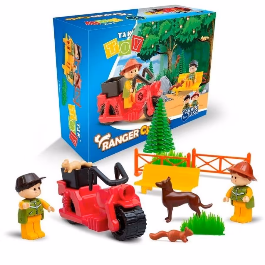 رنجر موتور سیکلت تک توی اسباب بازی ساختنی 