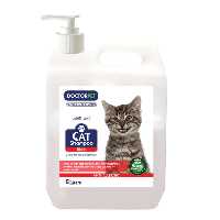 شامپو گربه بیوتین 5 لیتری مارک DOCTOR PET