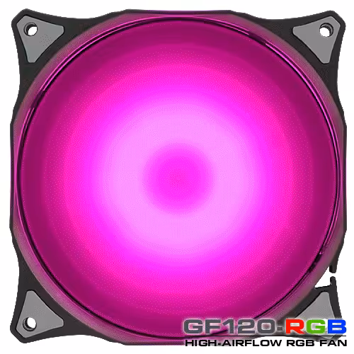 فن کیس گرین مدل جی اف 120 آر جی بی