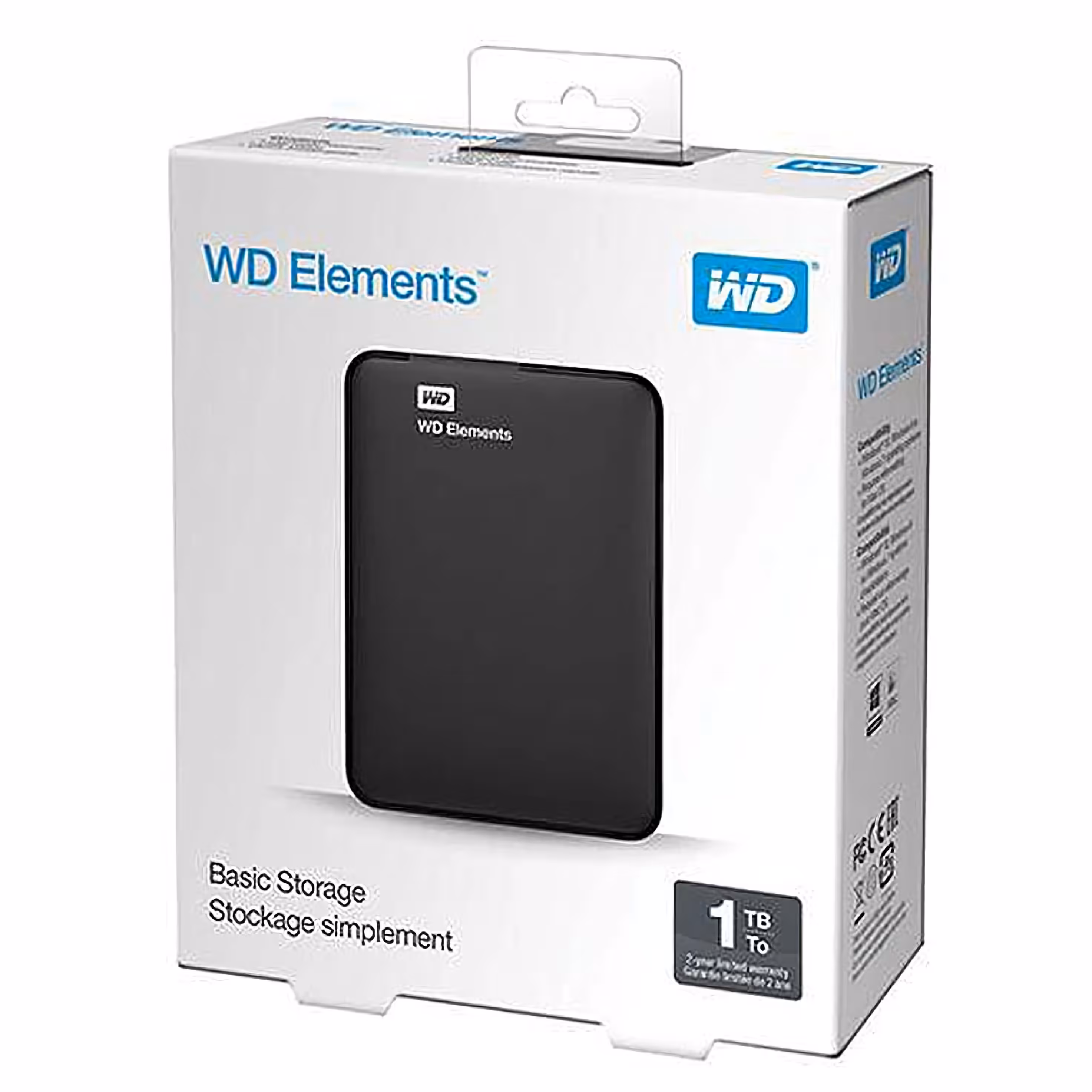 هارد اکسترنال وسترن دیجیتال مدل Elements ظرفیت 1 ترابایت