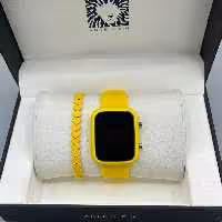 ست ساعت و دستبنددکمه ای ال ای دی تاچ