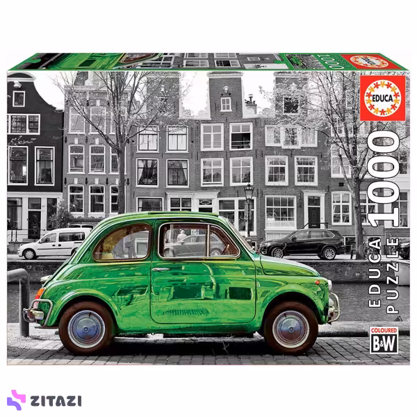 پازل 1000 تکه ادوکا مدل Car In Amsterdam