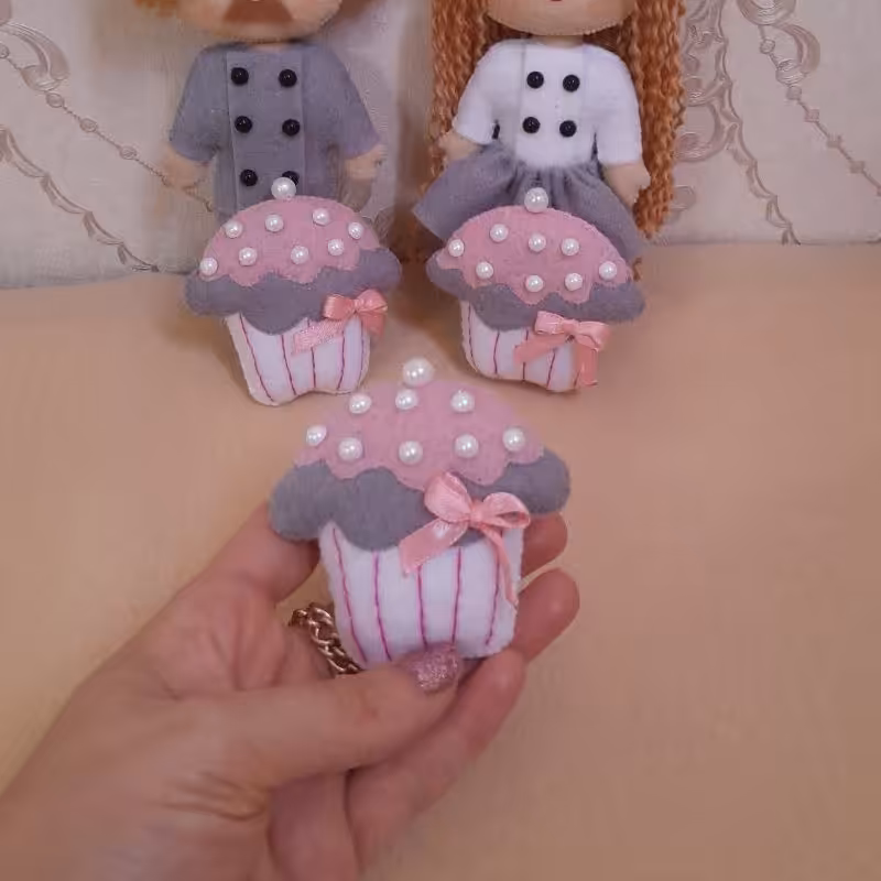 کاپ کیک نمدی