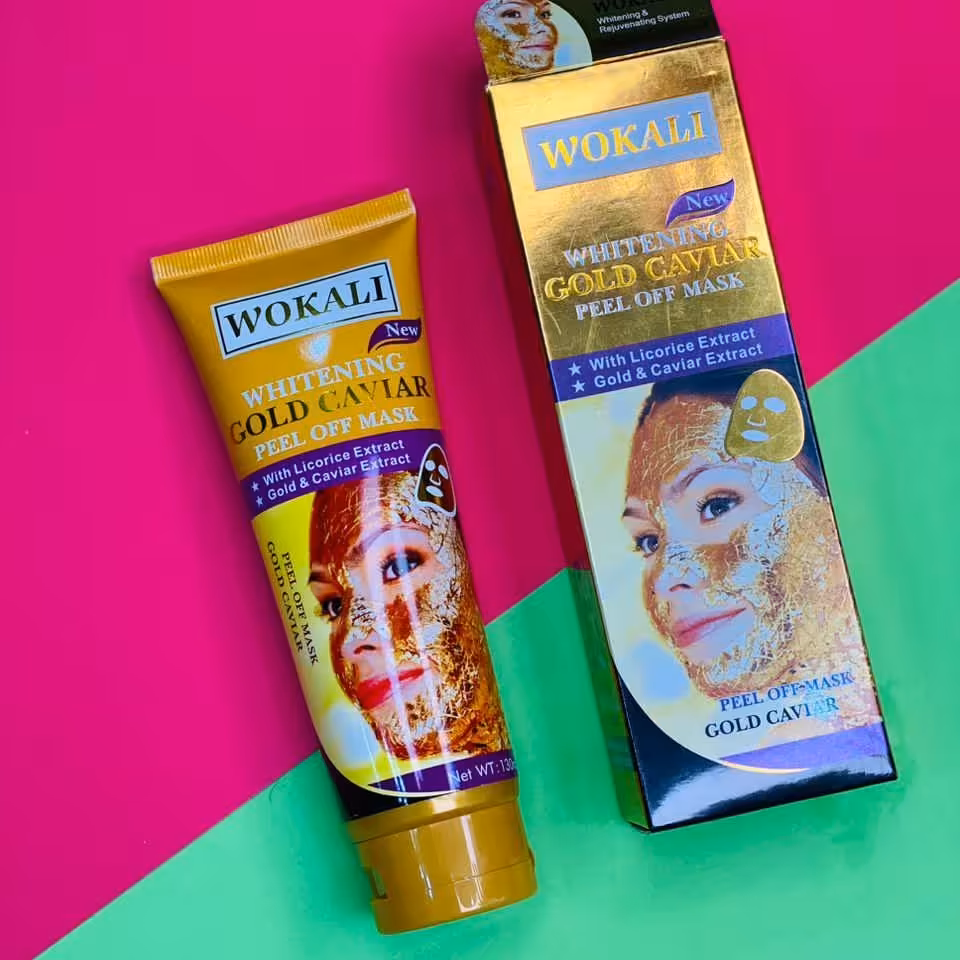 ماسک سفید کننده لایه بردار خاویار طلایی