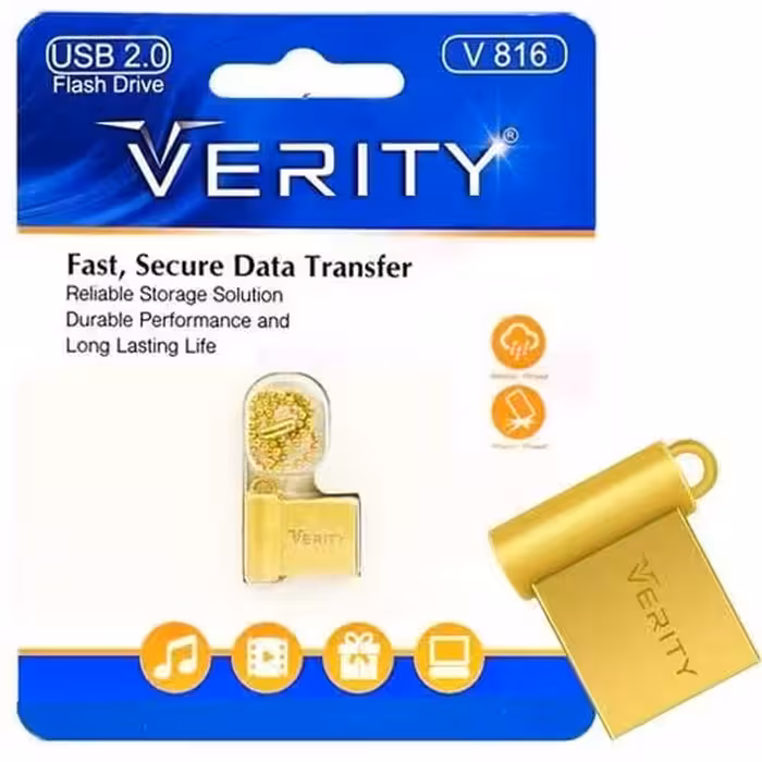 فلش مموری وریتیVerity  مدل V816 ظرفیت 64 گیگابایت