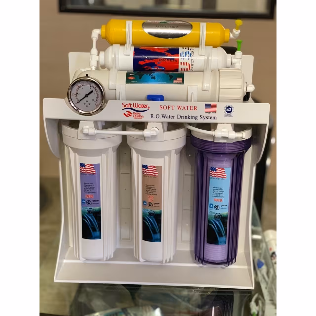 دستگاه تصفیه آب 7 مرحله ای سافت واتر