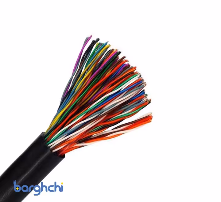 کابل تلفن کرمان مشکی 40 زوج سطح مقطع 0.6
