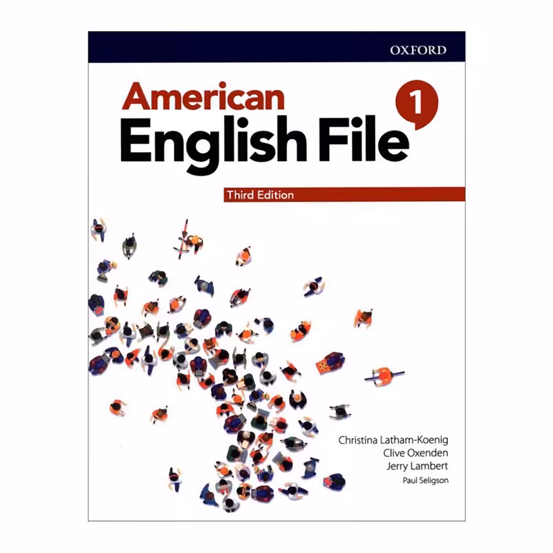 کتاب American English File 1 ویرایش سوم اثر Christina Latham-Koenig انتشارات اکسفورد رحلی 