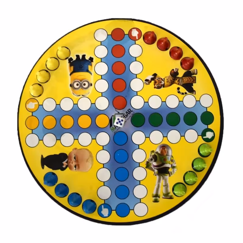 بازی منچ و مار مدل گرد