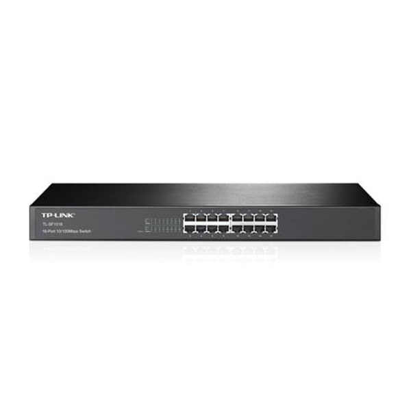 سوییچ 16 پورت مگابیتی و رکمونت تی پی-لینک TL-SF1016